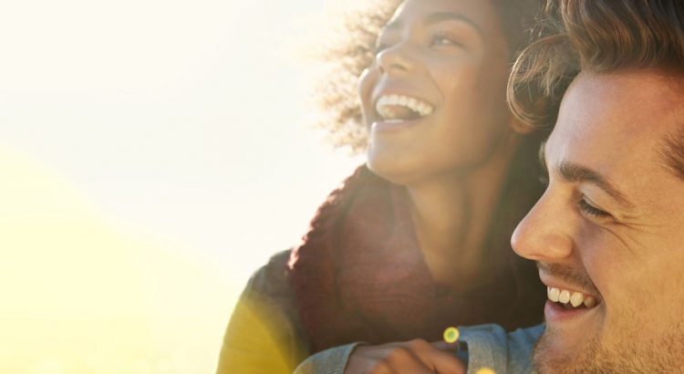 Shot of a young couple spending time together in the outdoors