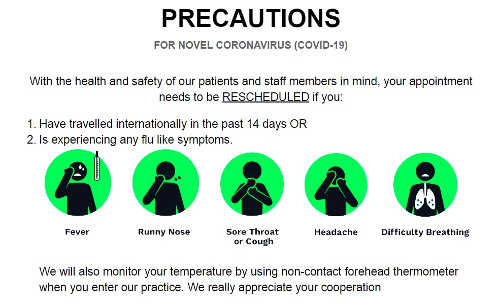 precautions